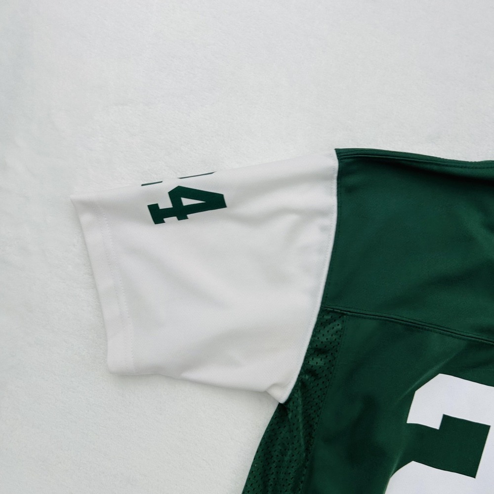New York Jets Jersey Youth Large Green NFL Football Darrelle Revis 24 Logo Shirt - Picture 13 of 16